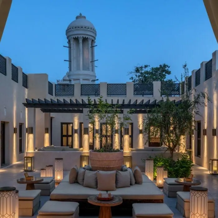 The Reception Exterior | Luxury Heritage Hotels In UAE | The Chedi Al Bait