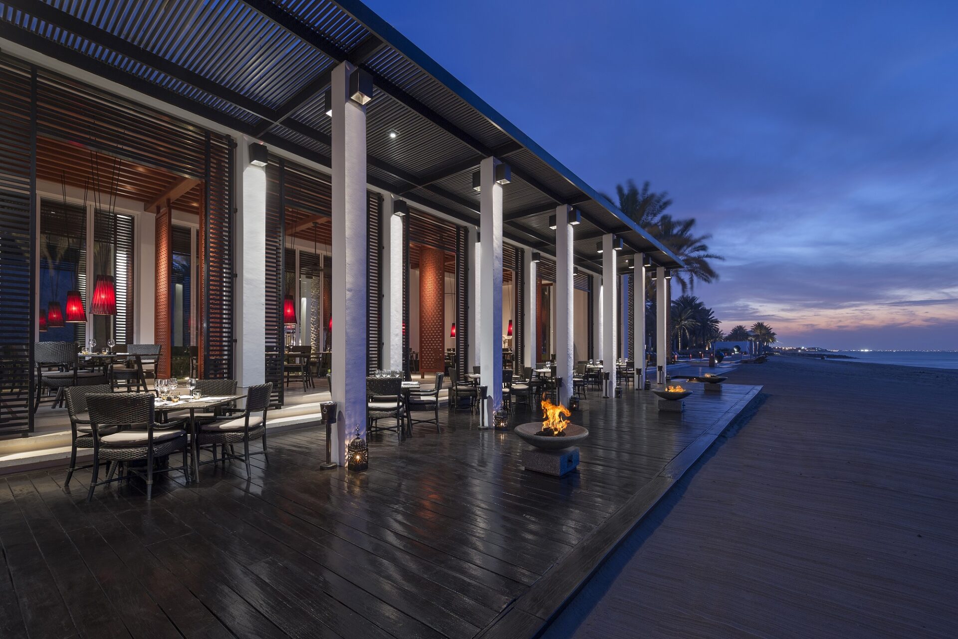 The Chedi Muscat The Beach Restaurant The Chedi Muscat The Beach Restaurant