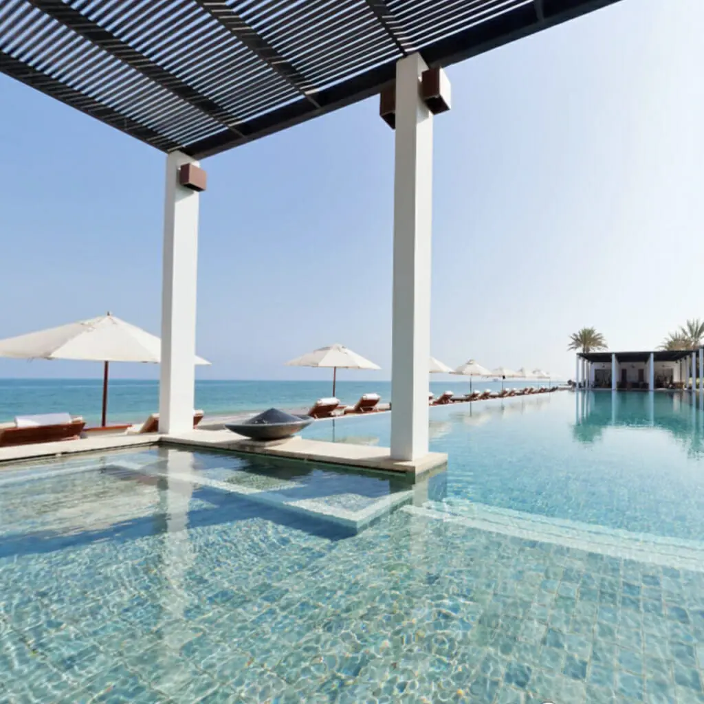 the chedi pool
